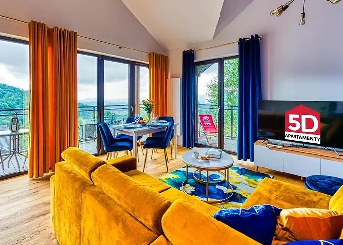 Apartament Penthaus Dwupoziomowy Z Klimatyzacja I 2 Lazienkami - 5D Apartamenty